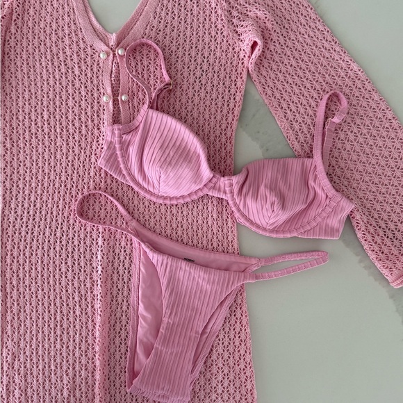 Monday Swimwear Other - Monday Swimwear Pink Set